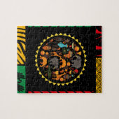 Puzzle mit afrikanischem Thema (Horizontal)