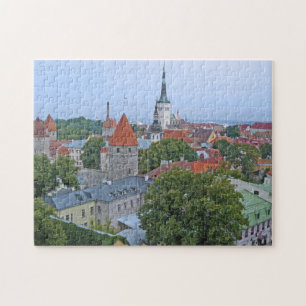 Puzzle mit Aussicht auf Tallinn