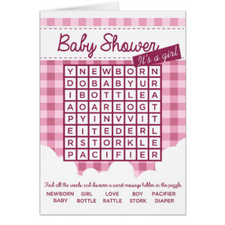 Puzzle mit Babydusche