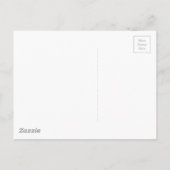 Puzzle mit Babydusche Einladungspostkarte (Rückseite)