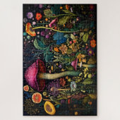 Puzzle mit besticktem Wildpilz (Vertikal)