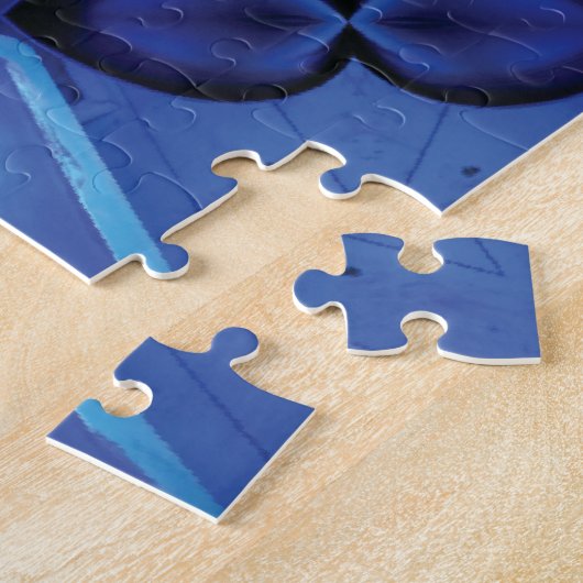 Puzzle mit blauer Creative-Muster (Seite)