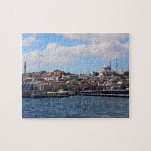 Puzzle mit Blick auf die Stadt Istanbul