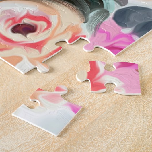 Puzzle mit Blumencocker spaniel art (Seite)