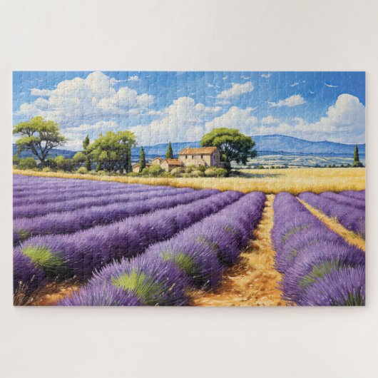 Puzzle mit charmantem Lavendel Provence Frankreich (Horizontal)