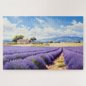 Puzzle mit charmantem Lavendel Provence Frankreich (Horizontal)