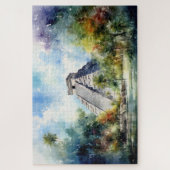 Puzzle mit Chichen Itza, Mexiko. (Vertikal)