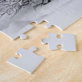 Puzzle mit dem ersten Schneebaum (Seite)
