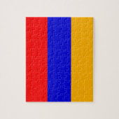 Puzzle mit der Flagge Armeniens (Vertikal)
