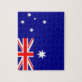 Puzzle mit der Flagge Australiens (Vertikal)