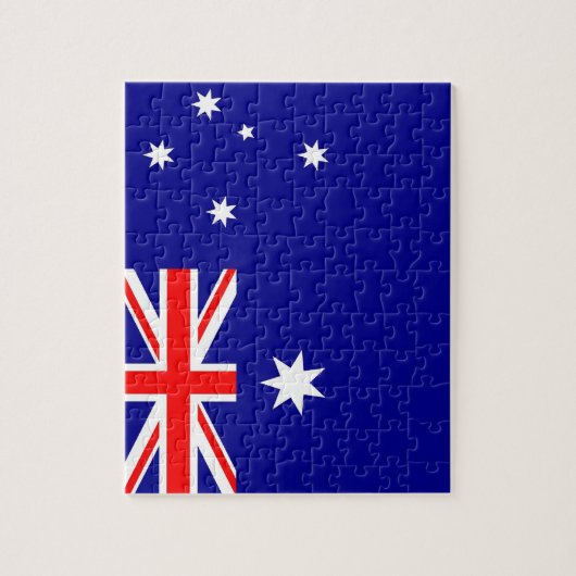 Puzzle mit der Flagge Australiens (Vertikal)