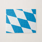 Puzzle mit der Flagge Bayerns (Horizontal)