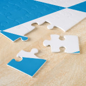 Puzzle mit der Flagge Bayerns (Seite)