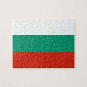 Puzzle mit der Flagge Bulgariens