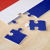 Puzzle mit der Flagge Costa Ricas (Seite)