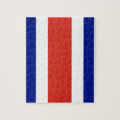 Puzzle mit der Flagge Costa Ricas (Vertikal)