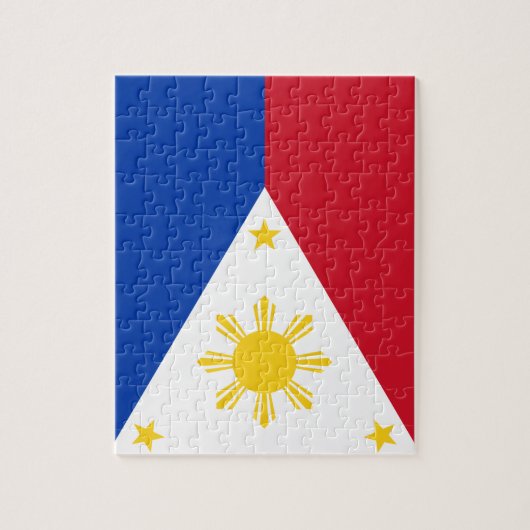 Puzzle mit der Flagge der Philippinen (Vertikal)