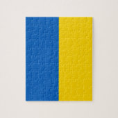 Puzzle mit der Flagge der Ukraine (Vertikal)