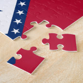 Puzzle mit der Flagge des Staat Arkansas (Seite)