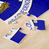 Puzzle mit der Flagge des Staat von Louisiana (Seite)