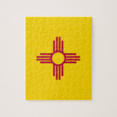 Puzzle mit der Flagge des Staat von New Mexico (Vertikal)
