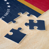 Puzzle mit der Flagge des US-Bundesstaates Mississ (Seite)