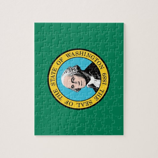Puzzle mit der Flagge des Washingtoner Staat (Vertikal)