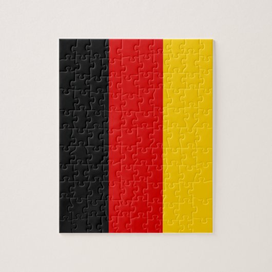 Puzzle mit der Flagge Deutschlands (Vertikal)