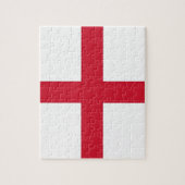 Puzzle mit der Flagge Englands (Vertikal)