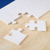 Puzzle mit der Flagge Finnlands (Seite)