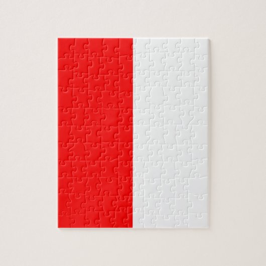 Puzzle mit der Flagge Indonesiens (Vertikal)