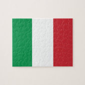 Puzzle mit der Flagge Italiens (Horizontal)