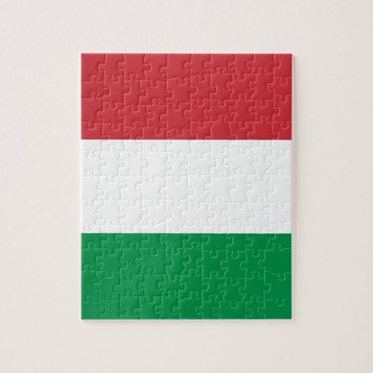 Puzzle mit der Flagge Italiens (Vertikal)