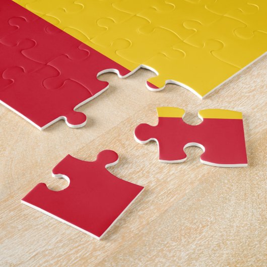 Puzzle mit der Flagge Kameruns (Seite)