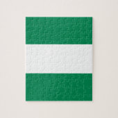 Puzzle mit der Flagge Nigerias (Vertikal)