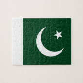 Puzzle mit der Flagge Pakistans (Horizontal)