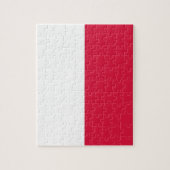 Puzzle mit der Flagge Polens (Vertikal)
