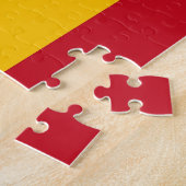 Puzzle mit der Flagge Spaniens (Seite)