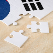 Puzzle mit der Flagge Südkoreas (Seite)