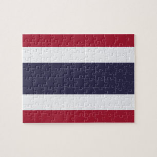 Puzzle mit der Flagge Thailands