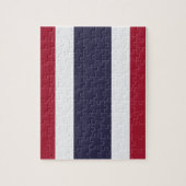Puzzle mit der Flagge Thailands (Vertikal)