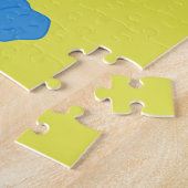 Puzzle mit der Flagge von Bady Bassit, Brasilien (Seite)