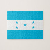 Puzzle mit der Flagge von Honduras (Horizontal)