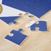 Puzzle mit der Flagge von Houston City (Seite)