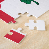 Puzzle mit der Flagge von Montreal, Kanada (Seite)