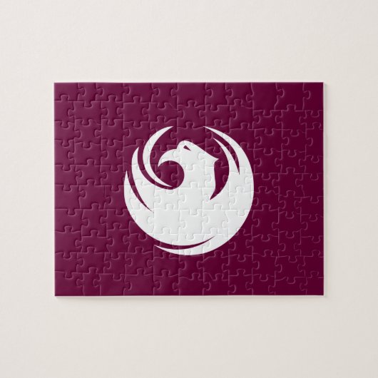 Puzzle mit der Flagge von Phoenix, Arizona (Horizontal)