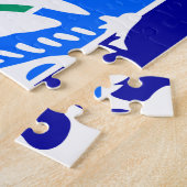 Puzzle mit der Flagge von St. Petersburg (Seite)