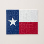Puzzle mit der Flagge von Texas Staat (Horizontal)