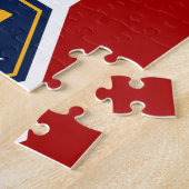 Puzzle mit der Flagge von Utah, USA (Seite)