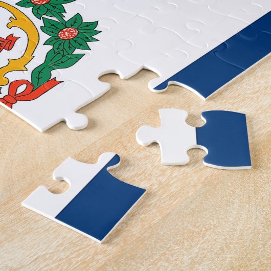Puzzle mit der Flagge von West Virginia (Seite)